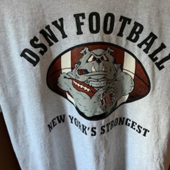 COPY - DSNY Football Tee Shirt 9-11-1 never forget - Picture 1 of 7